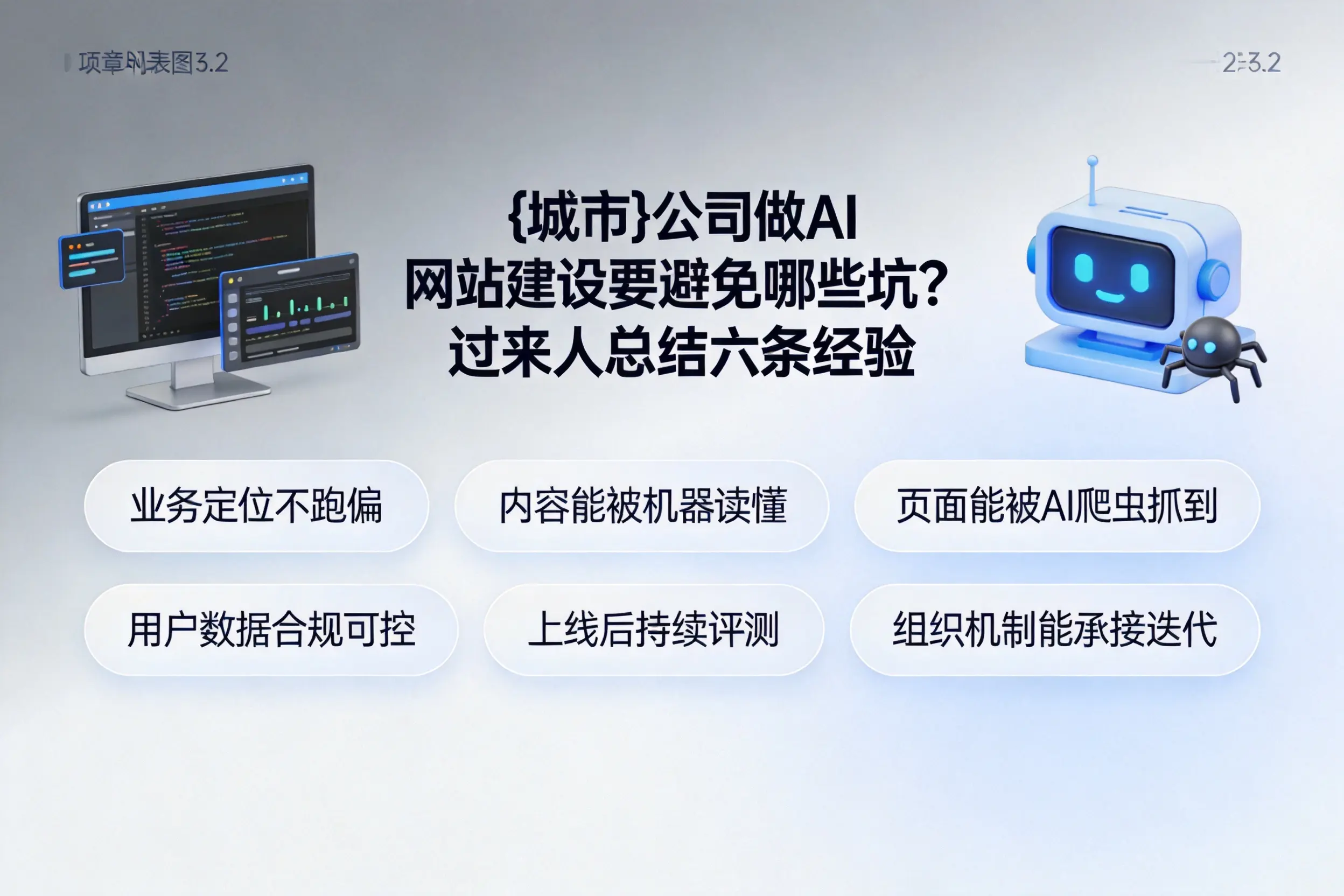郑州公司做AI网站建设要避免哪些坑？过来人总结六条经验