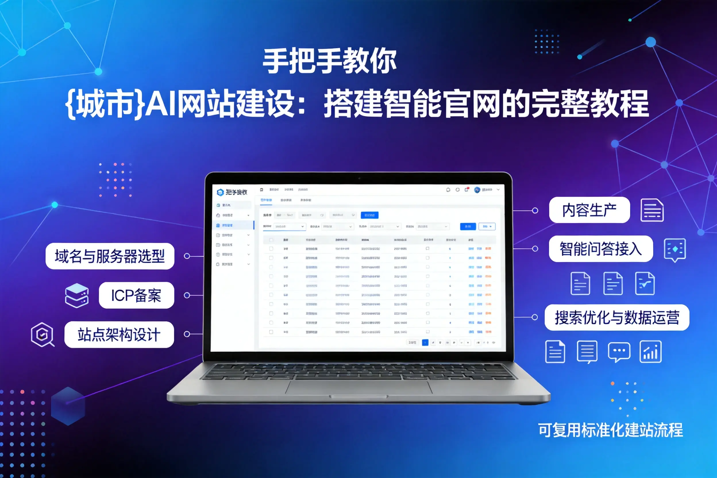手把手教你郑州AI网站建设：搭建智能官网的完整教程